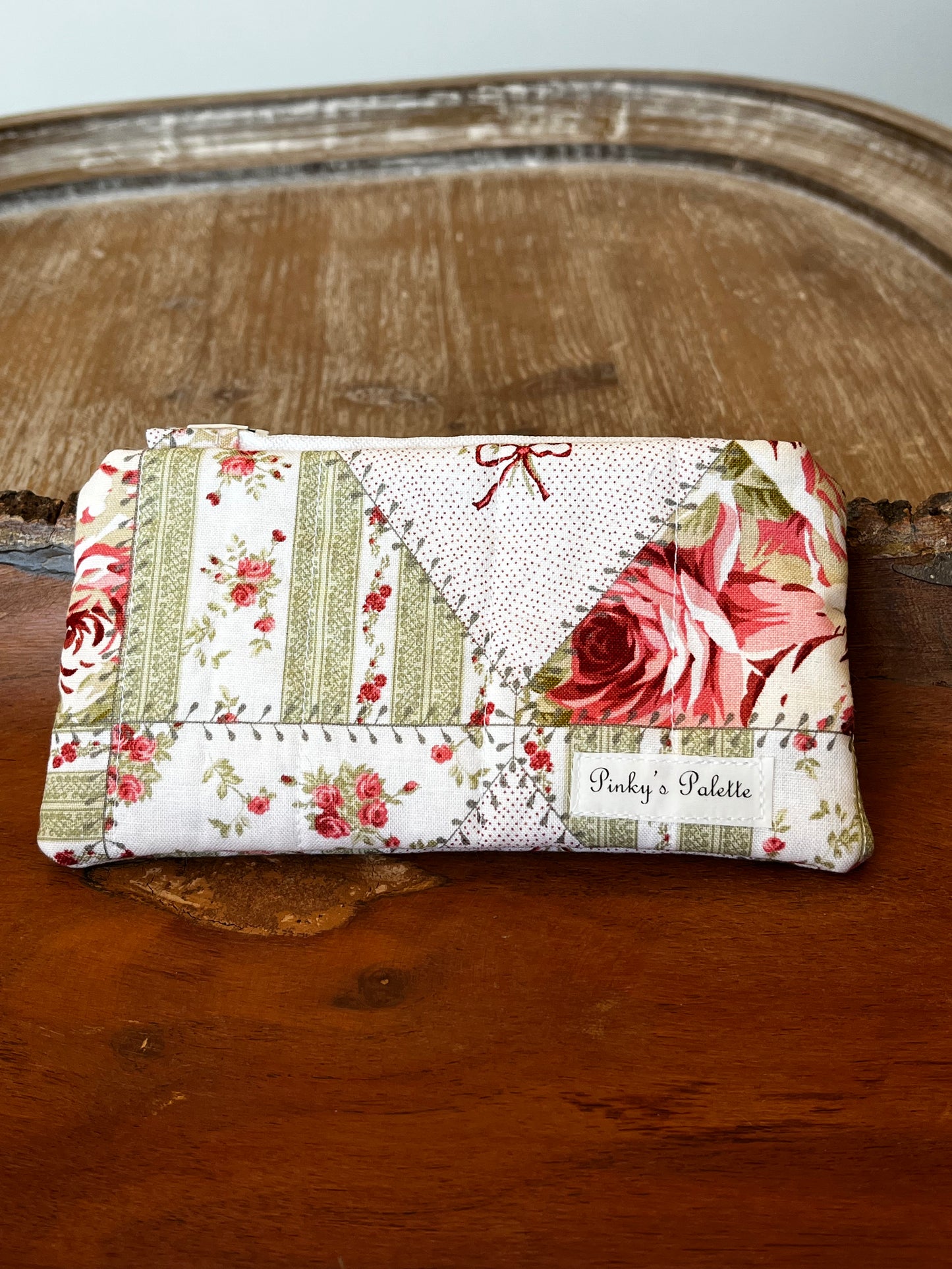 Blush & Bloom Zipper Pouch