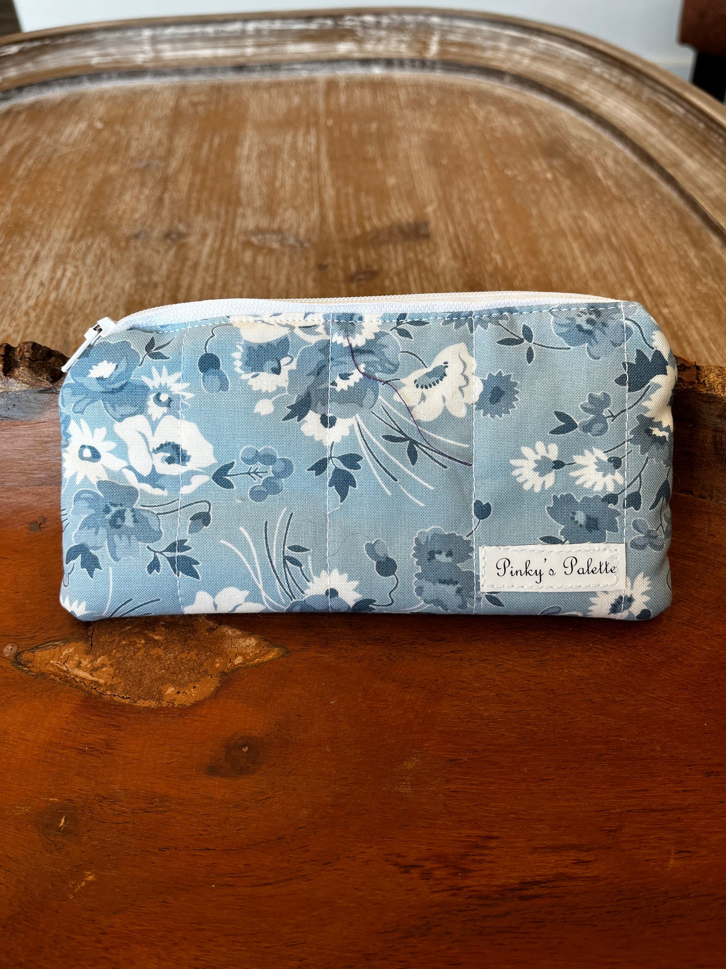 Blue Bell Zipper Pouch