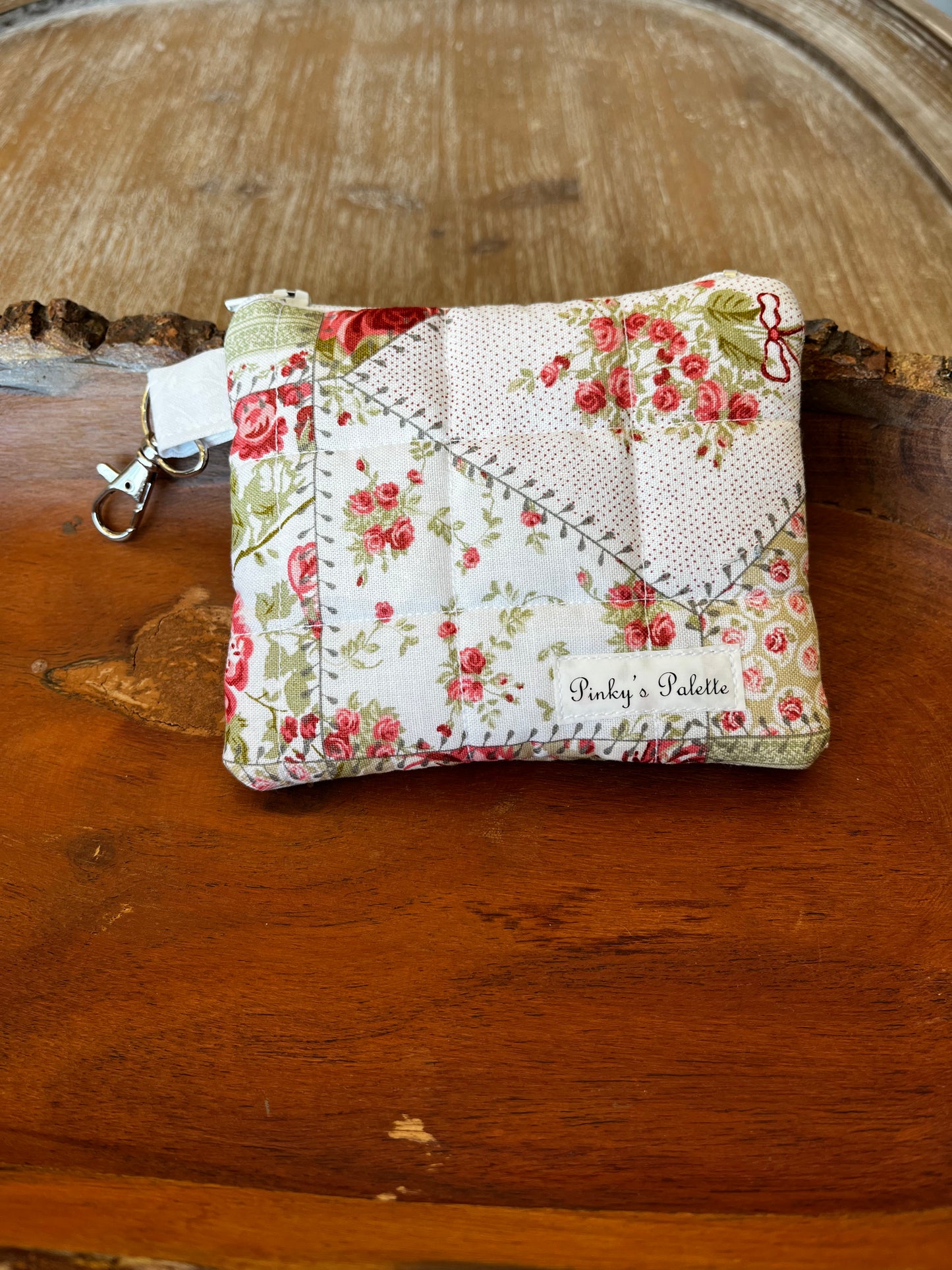 Blush & Bloom Keychain Wallet