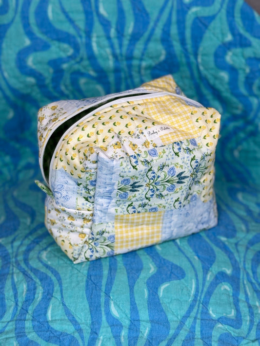 Yellow Garden Party Essentials Bag