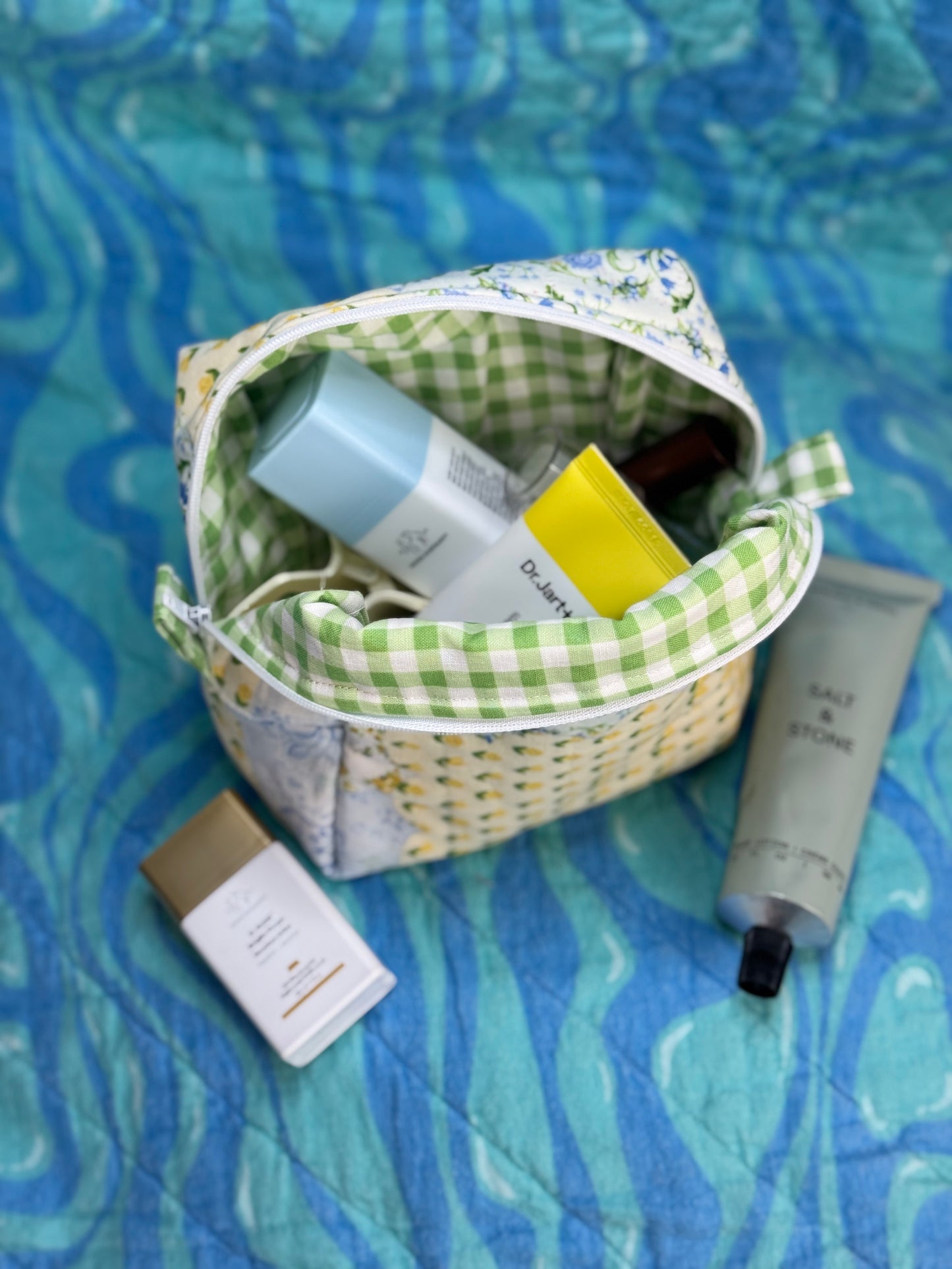 Yellow Garden Party Essentials Bag