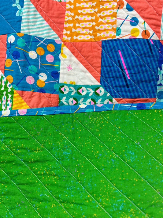 Eye Candy Lap Quilt - 38" x 53"