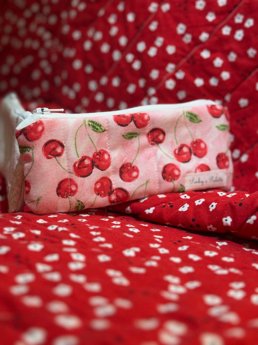Cherries Jubilee Zipper Pouch