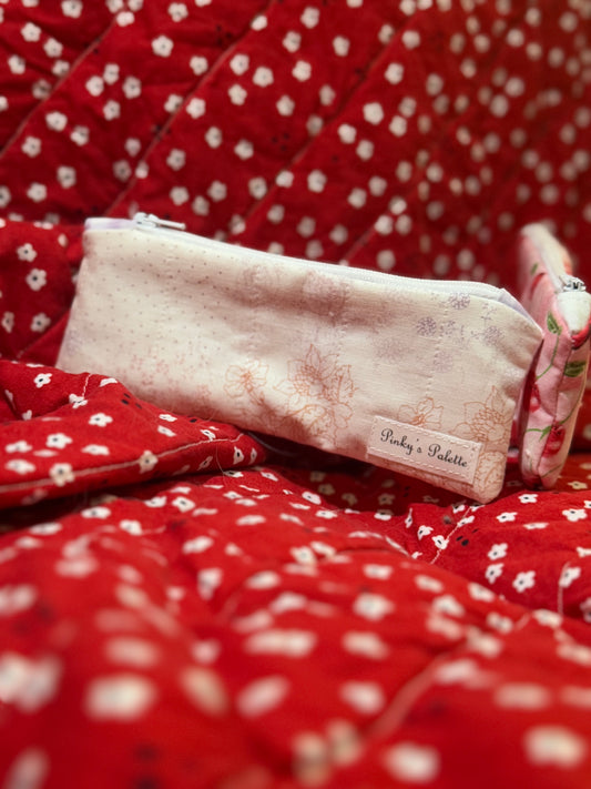 Whisper Blossom Zipper Pouch