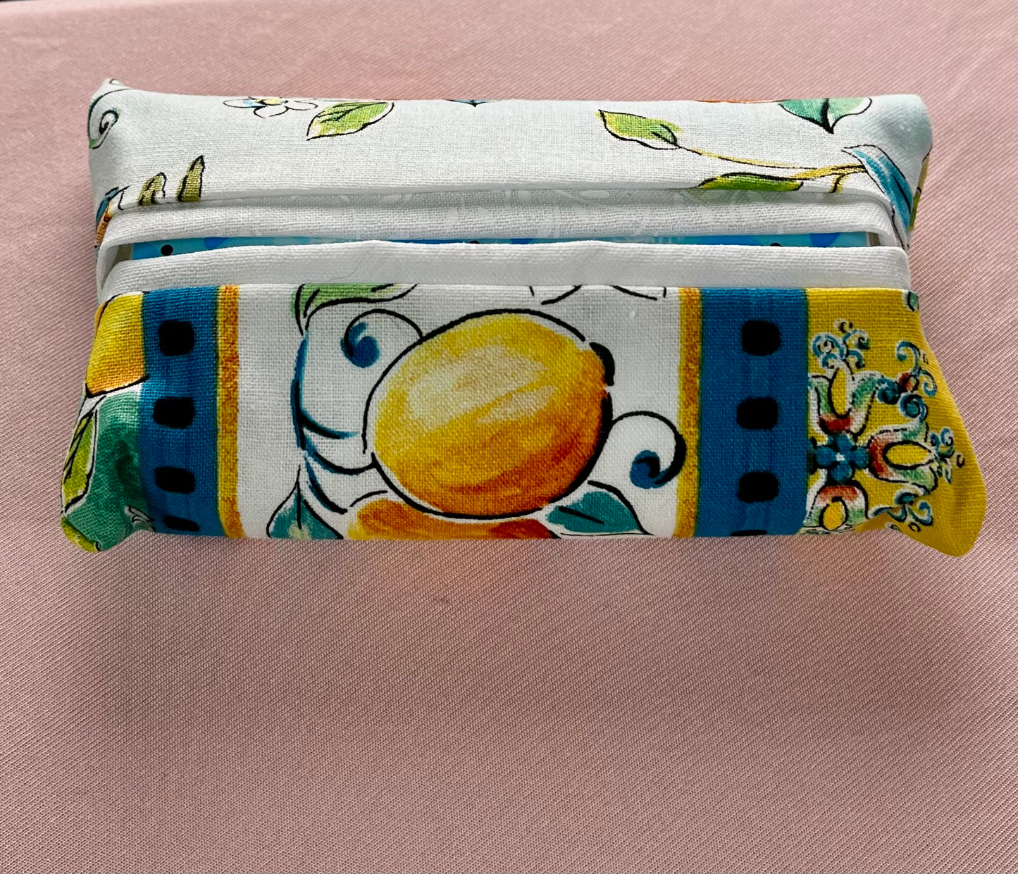 Lemon Tuscany Tissue Holder