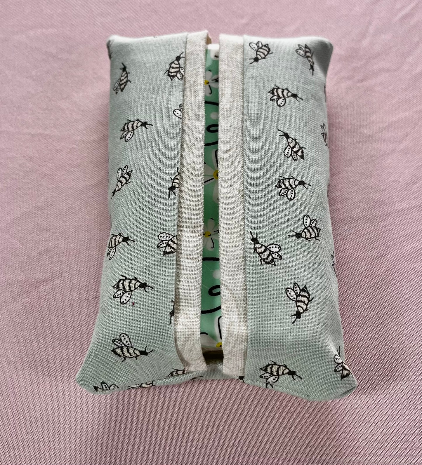 Green Bees Tissue Holder