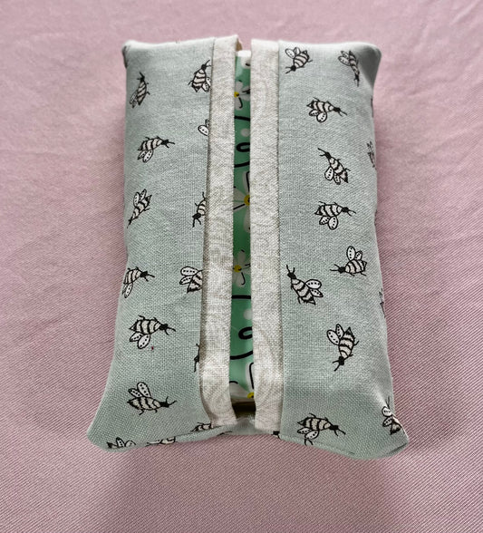 Green Bees Tissue Holder