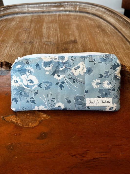 Blue Bell Zipper Pouch