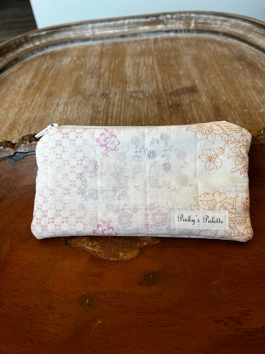 Whisper Blossom Zipper Pouch