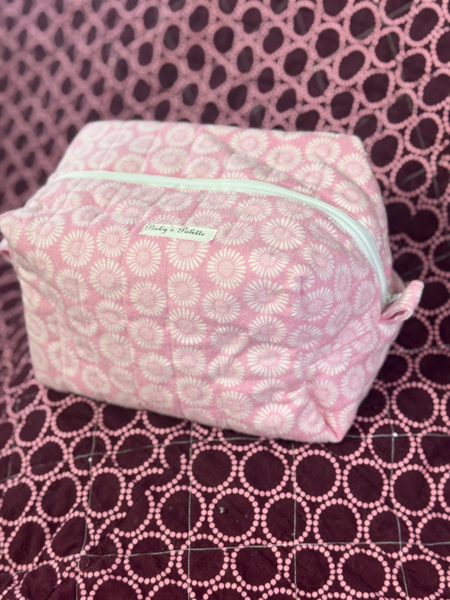 Pink Circles Essentials Bag
