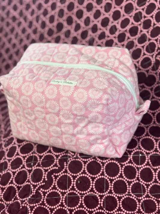 Pink Circles Essentials Bag