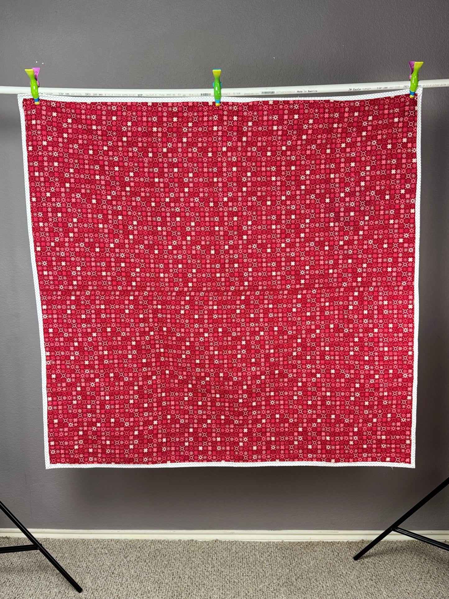 Christmas Tree Lap Quilt 55" x 55"