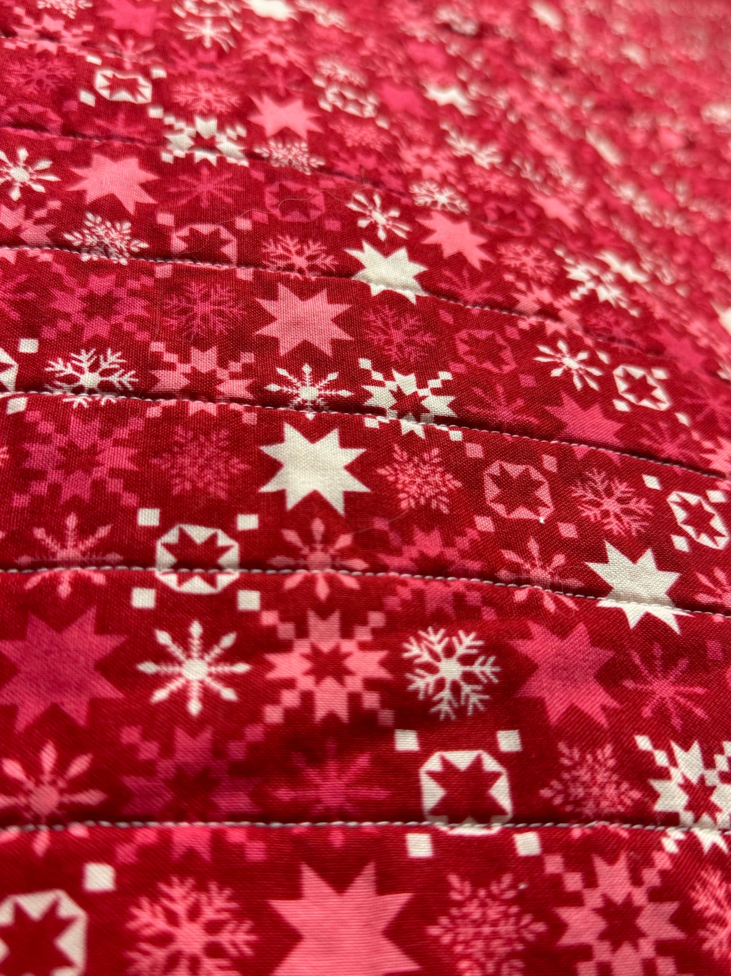 Christmas Tree Lap Quilt 55" x 55"