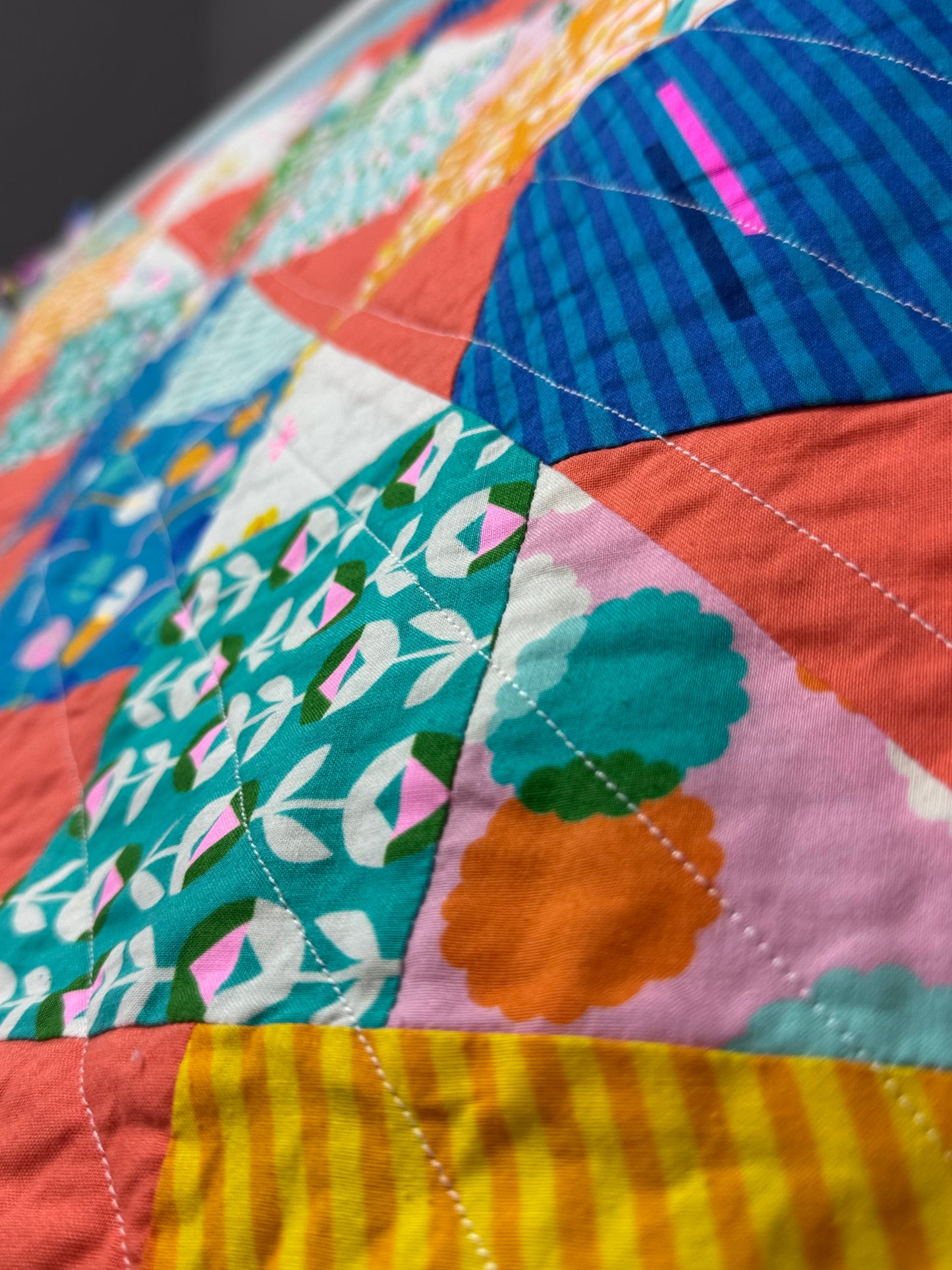 Eye Candy Lap Quilt - 38" x 53"